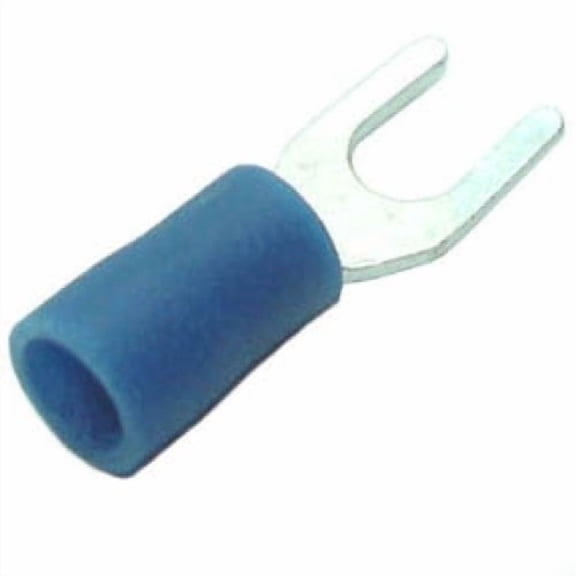 160225-100 - SPADE TERM BLU #8 16-14AWG ID-4.2MM WIDTH-7.2MM (100 pcs/pkg)