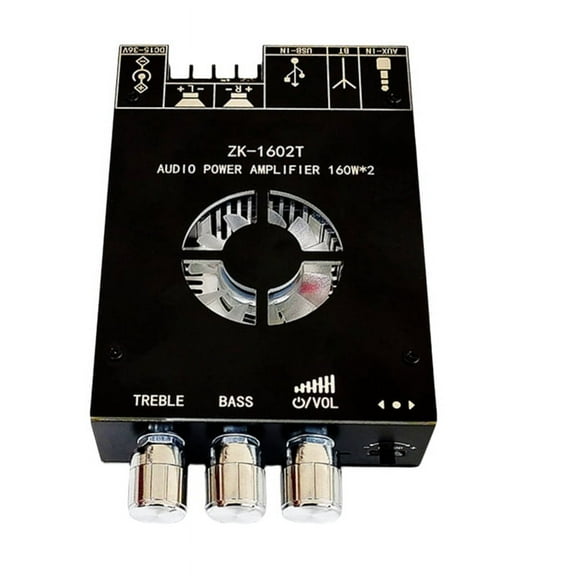 -1602T Bluetooth Audio Power Amplifier Module TDA7498E 160WX2 High Adjustment Amplifier Board DC15-36V