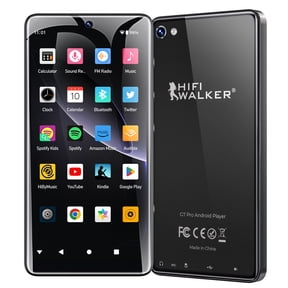 160GB HiFi MP3 Player, Android 13 Music Player, 5.2" Touchscreen, WiFi Bluetooth, Built-in Speaker, Dual Cameras, Spotify Player for Running, Walking, Traveling, Black