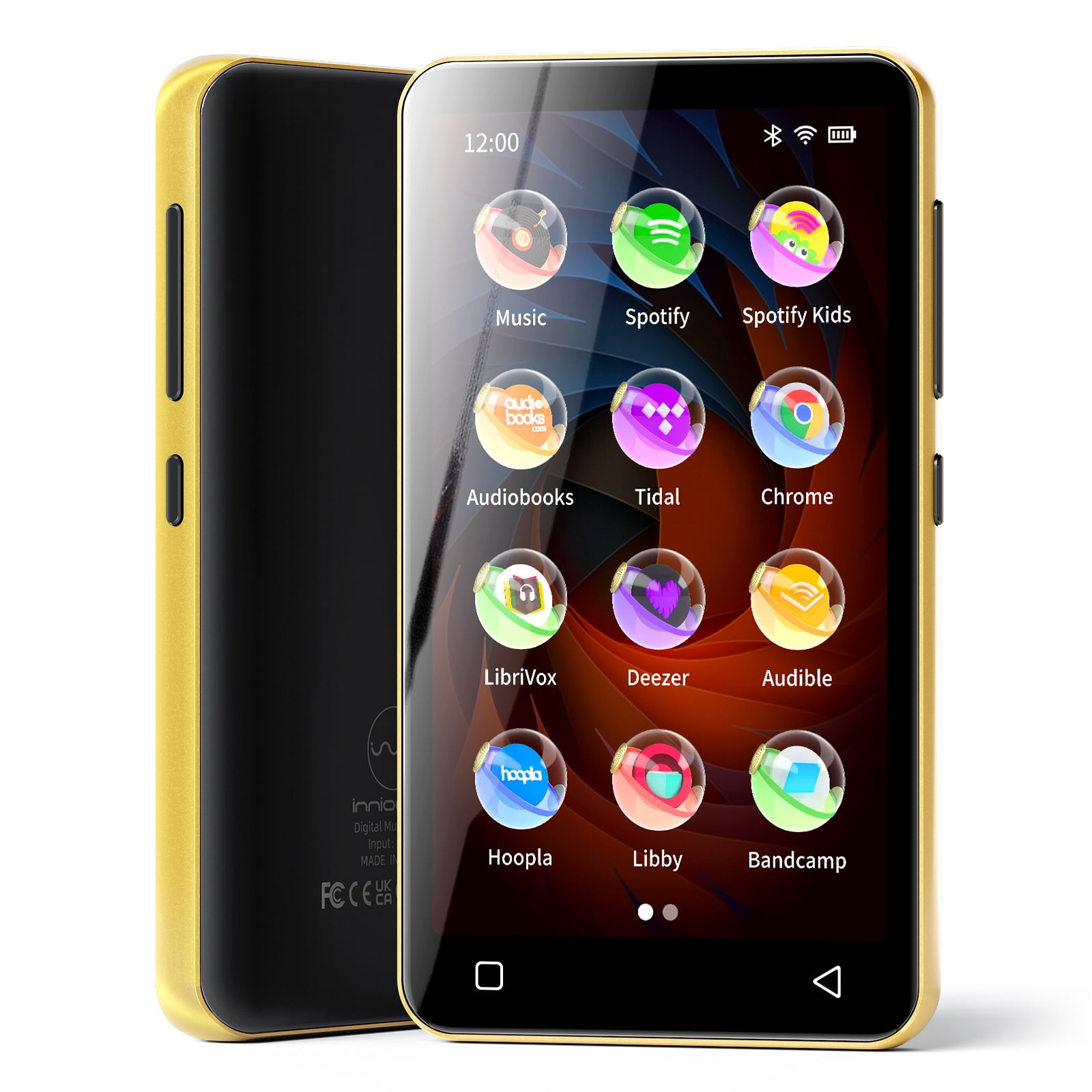 4.7インチ Android MP3プレイヤー Bluetooth WiFi 160GB MP3 Player with Bluetooth, S4 WiFi Music Player with Spotify