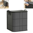 thumbnail image 1 of 160L Foldable Clothes Storage Bin, Portable Moving Organizer for Quilts, Bedding and Garments, 1 of 2