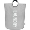 160L Large Laundry Basket, Collapsible Laundry Hamper with Padded