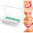 thumbnail image 1 of 160PCS Dental Floss Picks, Double Ended Soft Silicone Toothpicks, Interdental Cleaning Sticks for Teeth Hygiene By PULMCheerger, 1 of 7