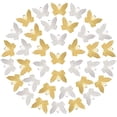 thumbnail image 1 of 160Pcs 2 Colors Butterfly Charms, Brass Mini Butterfly Animal Pendants, 1 of 9