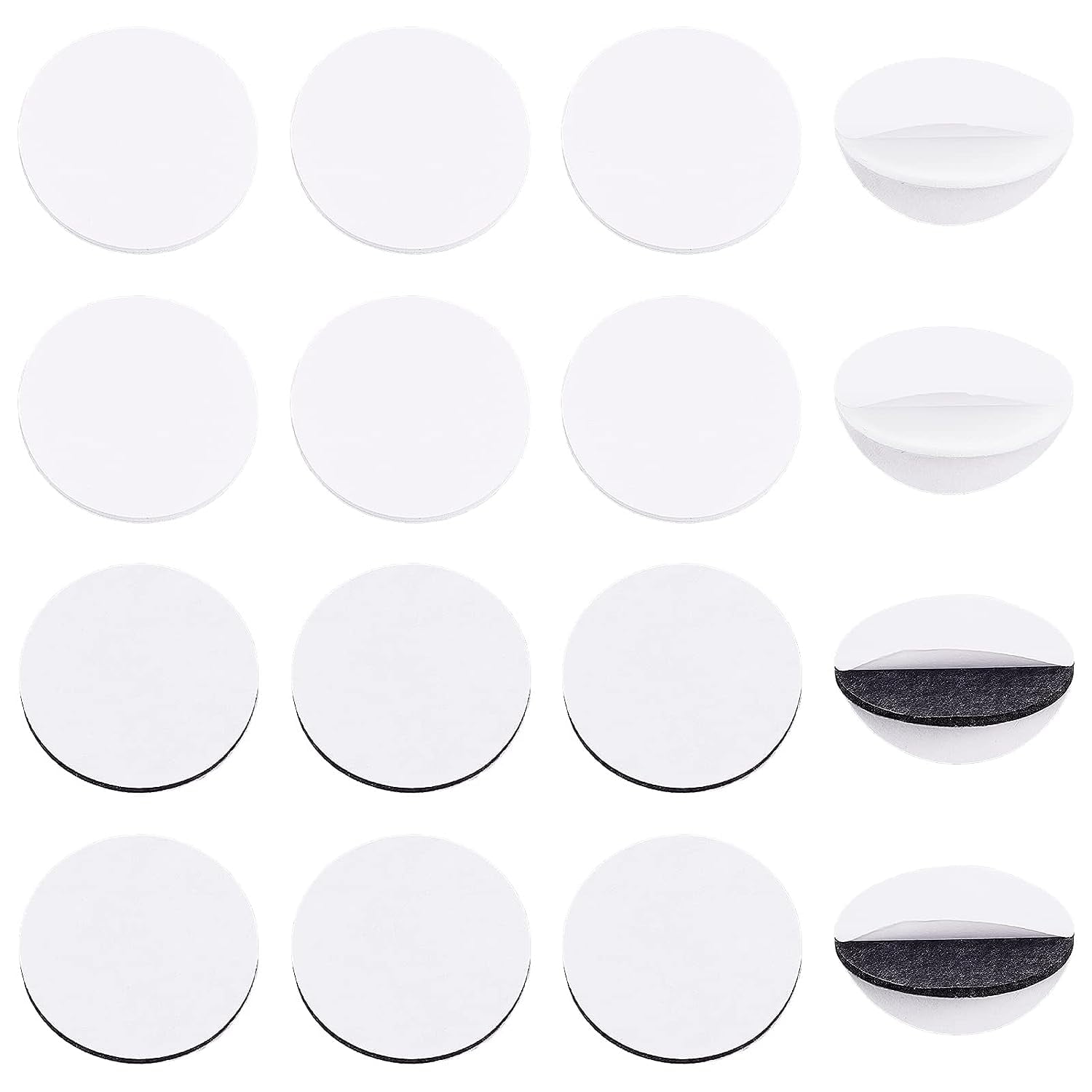 160Pcs 2 Colors Double Sided Sticky Pads Round Adhesive Foam Tape