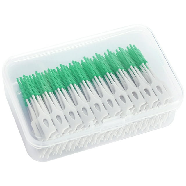 160Pcs Interdental Brush Toothpick Soft Silicone Tooth Picks Comfy