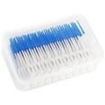 thumbnail image 1 of 160Pcs Interdental Brush Toothpick Soft Silicone Tooth Picks Comfy Dental Tooth Cleaning Tool Safe Floss Interdental Brush Stick Portable Ultra Tight Bristles Reusable for Teeth, 1 of 12