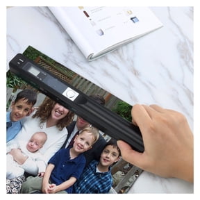 160Pcs Portable e Scanner 900 DPI Wireless USB Support Card Document, A4 Paper Photo Image Scan Handheld