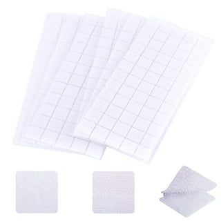 1008pcs Self Adhesive Dots,2/5 10mm Diameter Sticky Dots Back Dots Hook  and Loop Tapes White Classroom Office Home