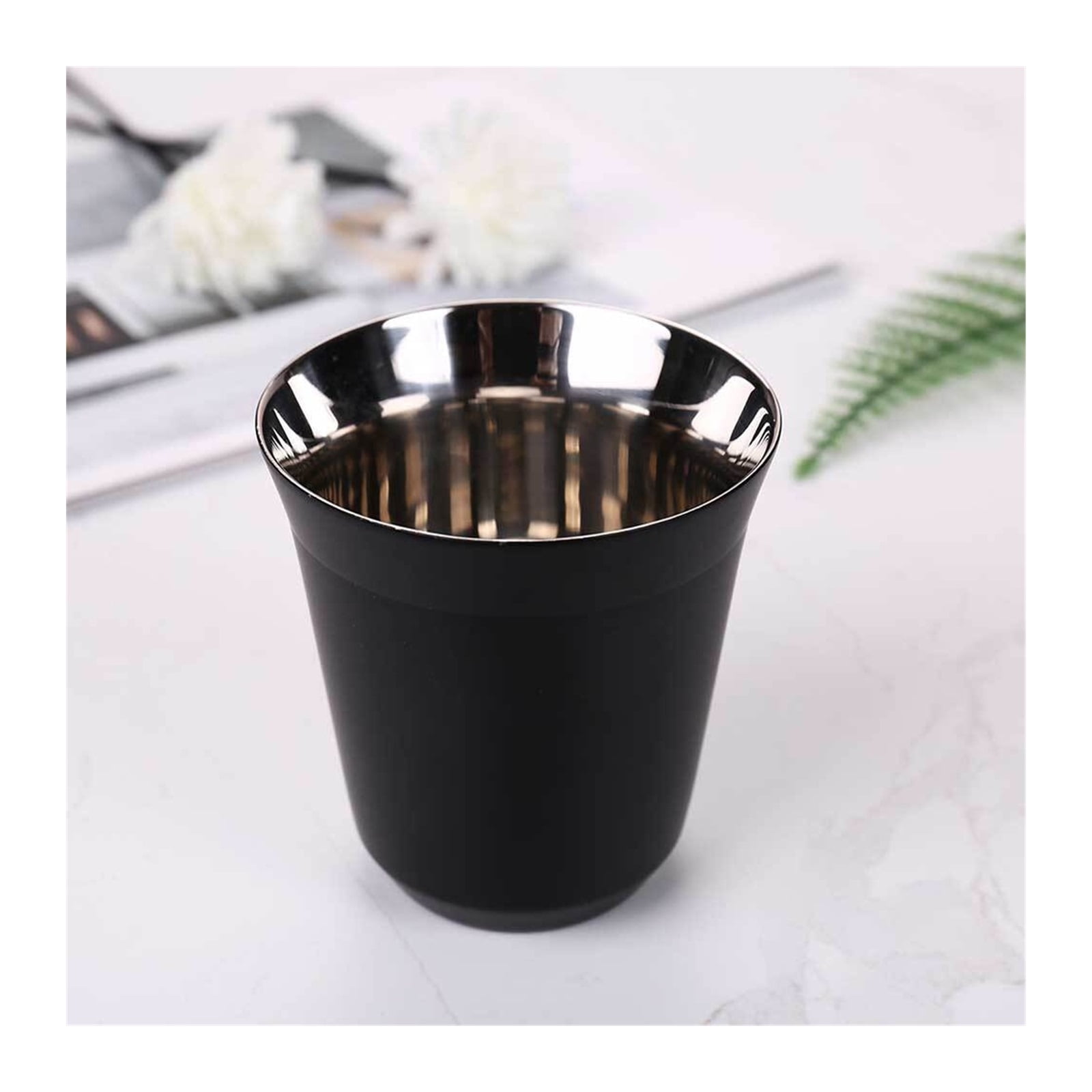 160ml Espresso Mugs Stainless Steel Coffee Milk Water Drink Breakfast Cups Insulated