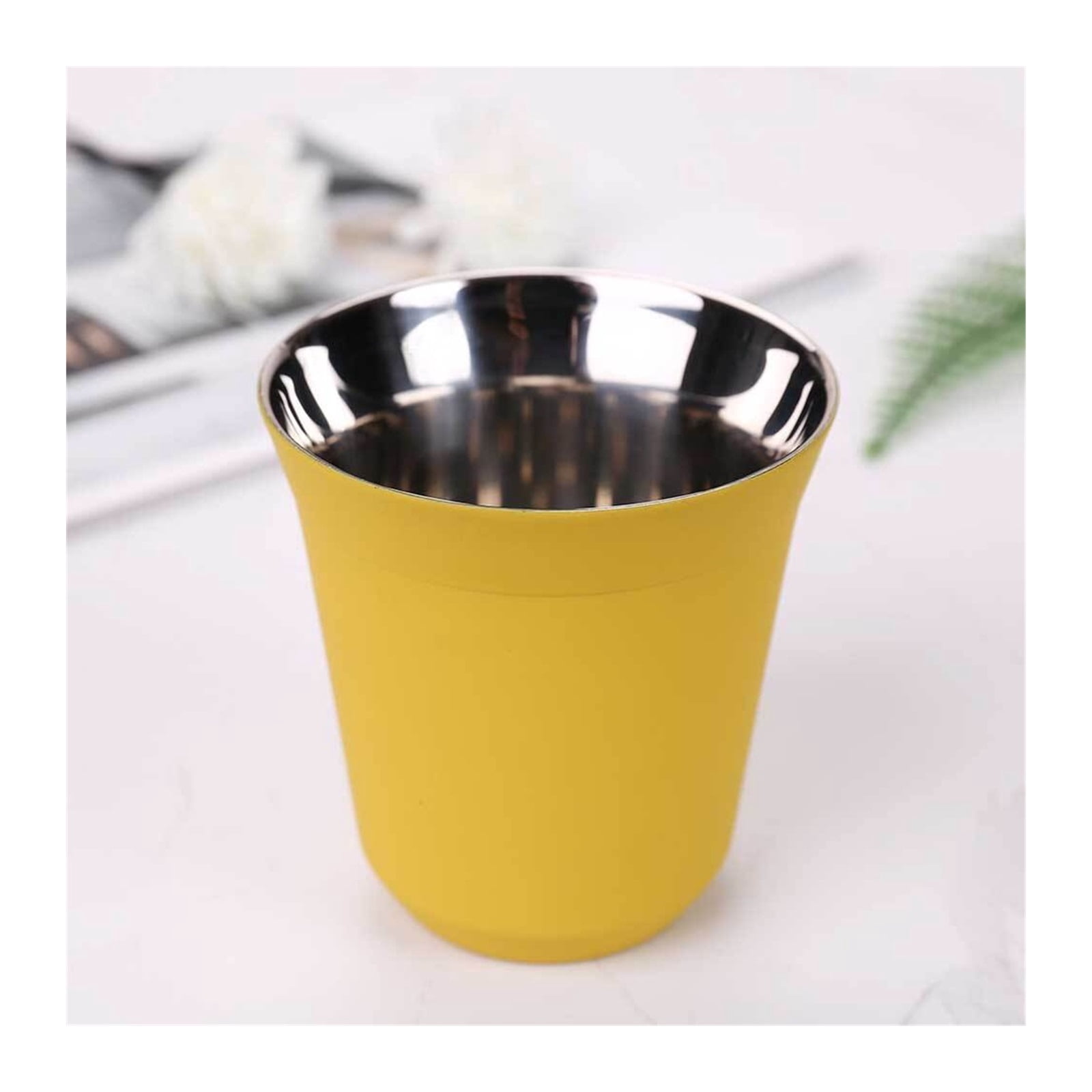 160ml Espresso Mugs Stainless Steel Coffee Milk Water Drink Breakfast Cups Insulated