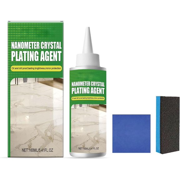 160ml Nano Crystal Coating Agent for Tile & Furniture, Multi-Surface Protection Liquid for Granite Marble Quartz Stone Countertop Polish, Fast Drying Surface Care Solution (1 Pack)