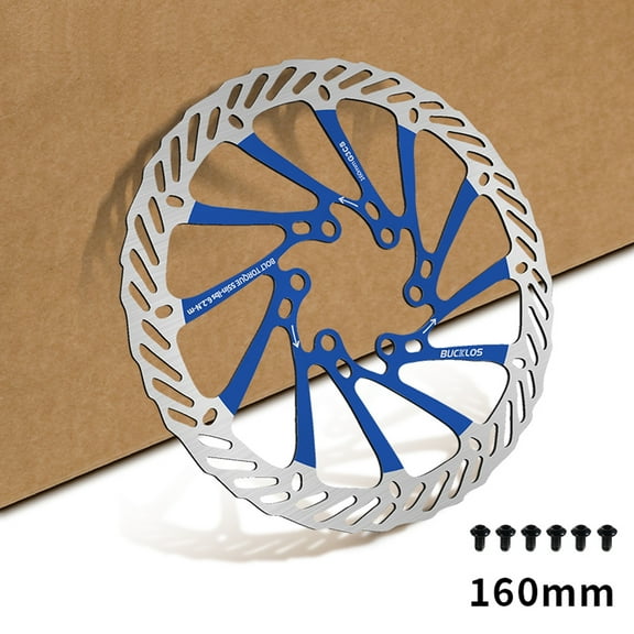 160mm 180mm 203mm BUCKLOS MTB Disc Brake Rotor 6 Bolts Mountain Bike Rotor Front Rear Road Bike Brake Rotor with 6 Bolts fit Shimano SRAM AVID G3 for BMX​