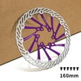 thumbnail image 1 of 160mm 180mm 203mm BUCKLOS MTB Disc Brake Rotor 6 Bolts Mountain Bike Rotor Front Rear Road Bike Brake Rotor with 6 Bolts fit Shimano SRAM AVID G3 for BMX​, 1 of 8