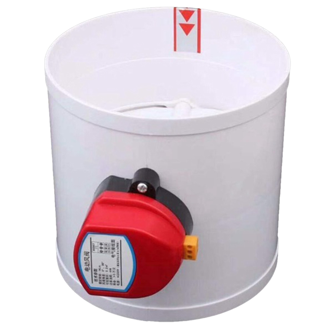 160mm Air Damper Valve Electric Motorized Check Valve for 6 Inch