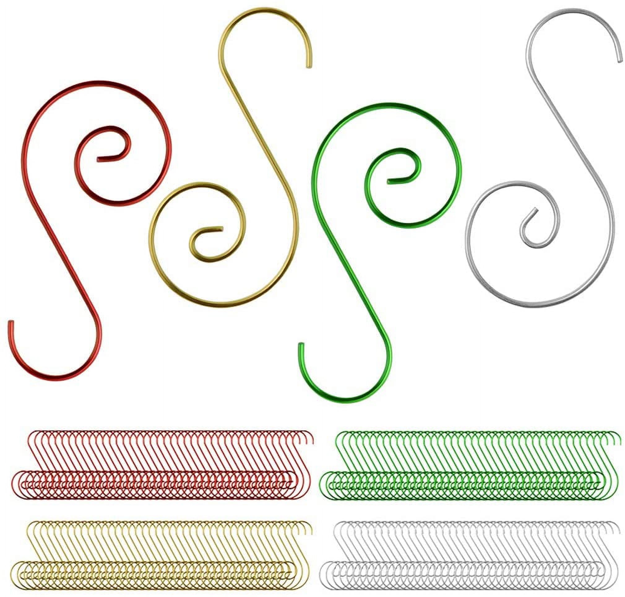 160pcs Christmas Ornament Hooks, Christmas Tree Ornament Hangers, S