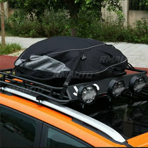 160x110x45CM Car Cargo Roof Bag Waterproof Auto Rooftop Luggage Carrier Bag 600D Oxford Car SUV Van Foldable Roofs Bags Body Kit