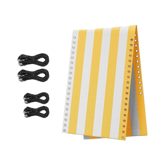 160x43cm Replacement Fabric For 0 Gravity Chair Striped Seat Cover With Ropes And Screws For Garden Patio Lounger