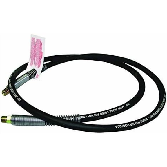 16100 Hydraulic Hose 8' (2.5m) 10,000 PSI / 700 Bar, 3/8" NPT, High-Pressure Tool Hose$$Plumbing & HVAC