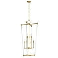 thumbnail image 1 of Lucent 8 - Light Heritage Lightbrown Glam / Modern / Traditional Incandescent Glass And Steel Pendant Light, 1 of 5