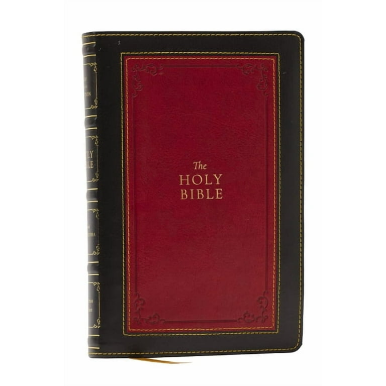 1611 KJV with Apocrypha, Black Leathersoft: Holy Bible