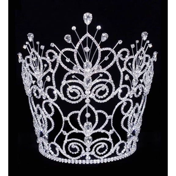 #16111xs - Maus Spray Crown - Crystal - 10"