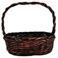 thumbnail image 1 of 1612-12 12 in. Oval Dark Willow Basket, 1 of 1