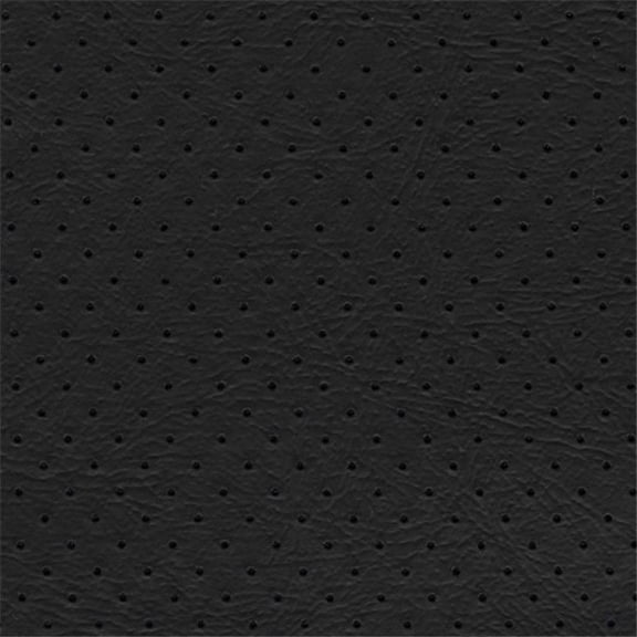 1612 Marine Grade Upholstery Vinyl with Semi Perforated Embossing Fabric, Ebony