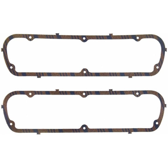1613 0.172 in. Exhaust Manifold Cork Rubber Valve Cover Gasket for 1962-1987 Small Block Ford