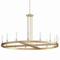 16168CRGLD Maxim Lighting Ovation - 30W 15 LED Chandelier-24.35 Inches Tall and 47 Inches Wide-Gold Finish    -Traditional Installation