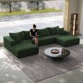 162" Oversized Modular Sectional Sofa, Modern Luxury Cloud Couch with 2