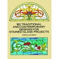 thumbnail image 1 of Pre-Owned 162 Traditional and Contemporary Designs for Stained Glass Projects (Dover Crafts: Stained Glass), 1 of 1