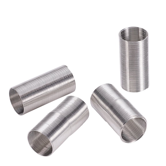 1620 Coils 3/4 Inch Silver Tone Memory Wire Ring for Beading Wine Charms (Thick 22 Gauge Diameter 20mm)