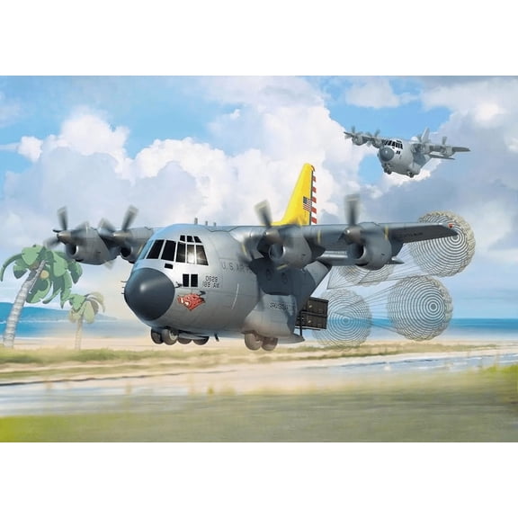 162051 Compact Series:USAF C-130H Hercules Plastic Model Kit