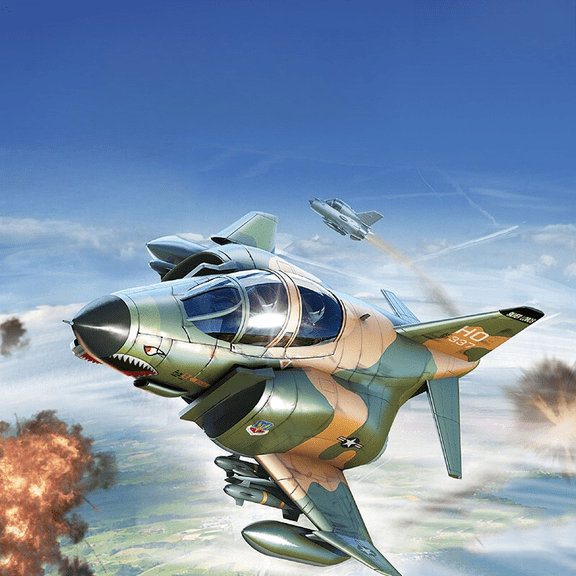 162073 Compact Series:USAF F-4E PhatomII Early Long Nose ver