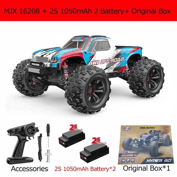 16208 V2.0 1/16 Rc Cars 4WD Off-Road Racing Brushless 2.4g RC Cars Hyper GO High-speed Drift Remote Control Car Toys