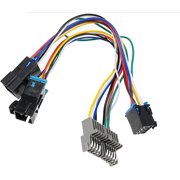 16233143 AC Heater Climate Control Wire Harness, Compatible with 1995 Chevy Silverado Suburban, GMC, No Rear Defrost, Converts 1996 1999 Control Unit