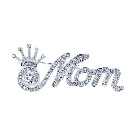 #16266 - Scripted Crown Mom Pin