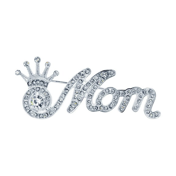 #16266 - Scripted Crown Mom Pin