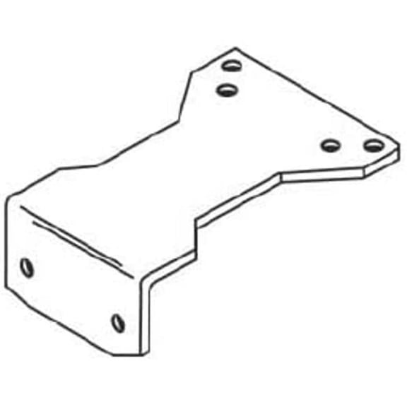 1628H 1600 Series Aluminum Soffit Plate with Parallel Arm Closers