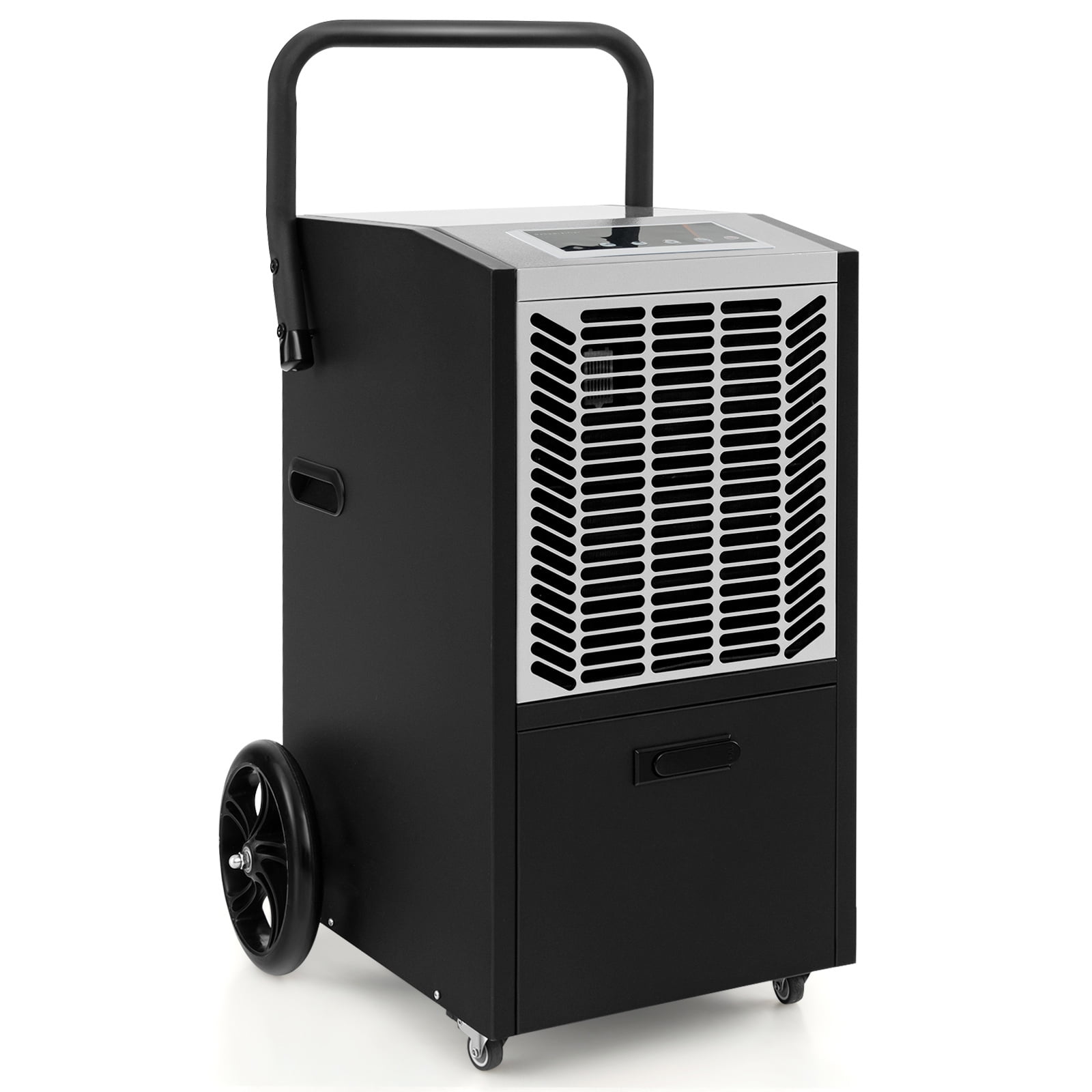 163 Pints Commercial Dehumidifier Crawl Space Dehumidifier with Pump and Drain Hose
