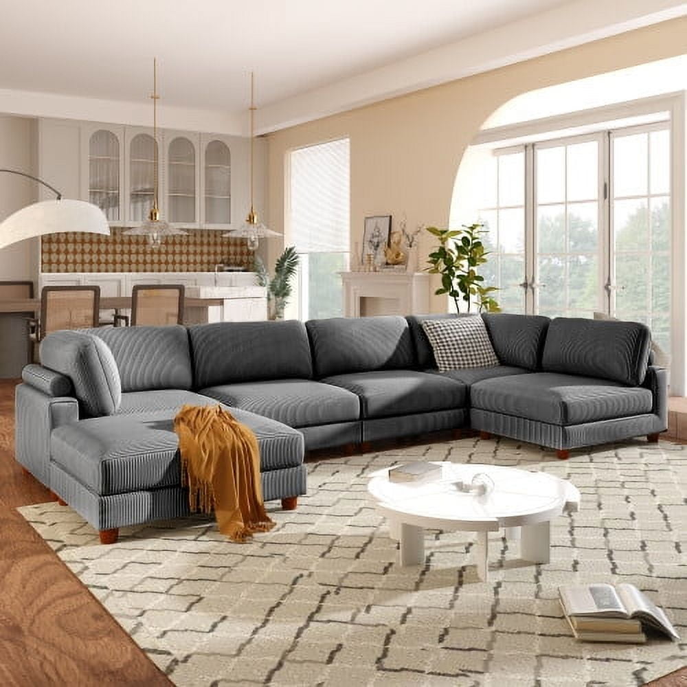 Grey sectional couch with chaise discount