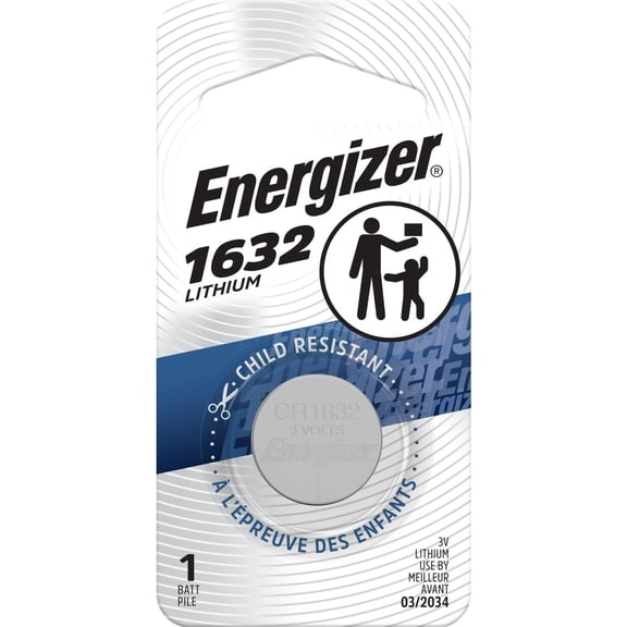1632 Lithium Coin Battery, 1 Pack