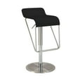thumbnail image 1 of 1638 Bella Vita Low Back Pneumatic Gas Lift Adjustable Stool in Black, 1 of 5
