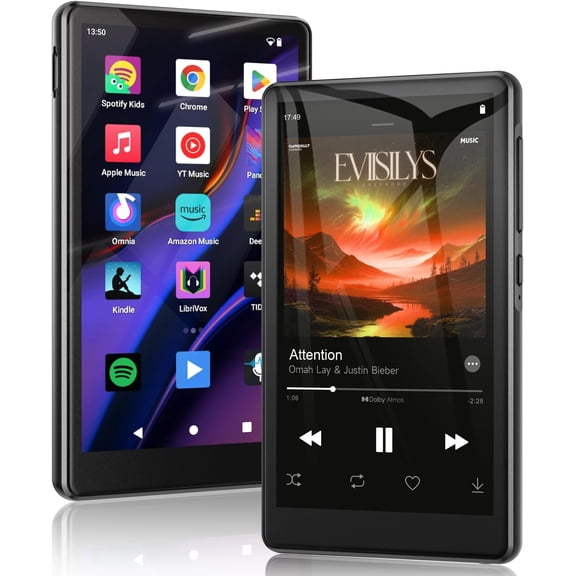 163GB Android MP3 Player with and WiFi, 4.5" IPS Touchscreen Music Player with Spotify, , Music, Parental Control MP4 MP3 Player for with Libby, Audible, Up to 1TB