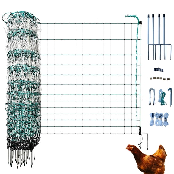 164' Electric Anti-Predator Netting Fence by RentACoop