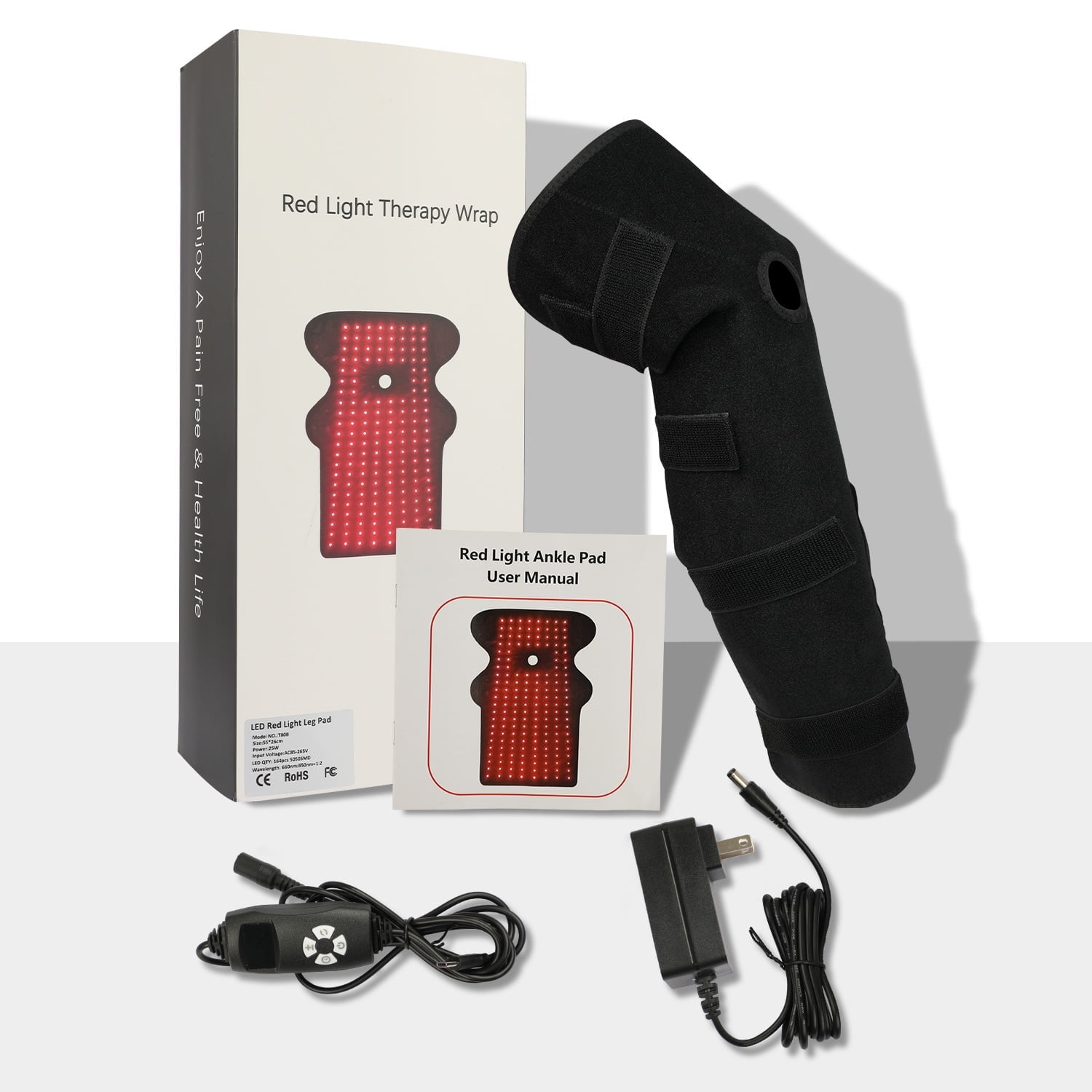 SAVIOR HEAT 164 LEDs Red Light Wrap – Dual-Spectrum Design for Body Wellness & Targeted Comfort