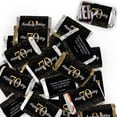 thumbnail image 1 of 136 Pcs 70th Birthday Candy Party Favors Hershey's Miniatures Chocolate - No Assembly Required, 1 of 4