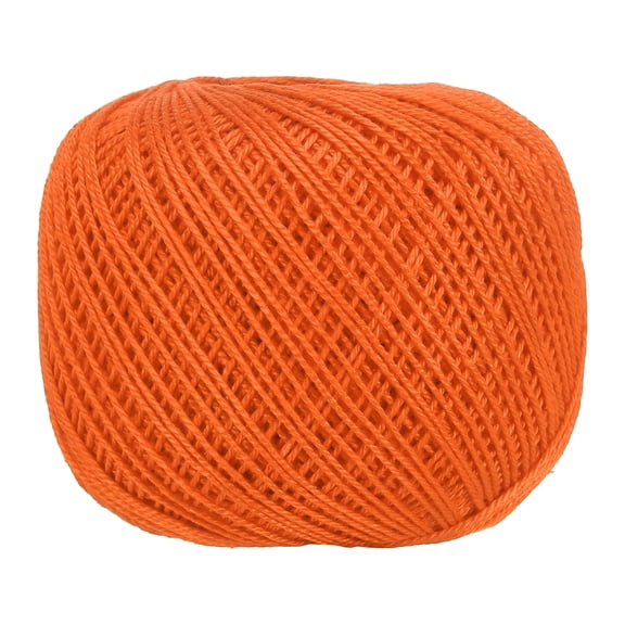 164 Yards Size 3 Pure Red Pearl Cotton Crochet Thread Lace Weight Yarn Tatting Thread for Crocheting Knitting Embroidery Sewing