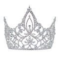 thumbnail image 1 of #16451 - Pageant Prime Tiara with Combs - 6", 1 of 5
